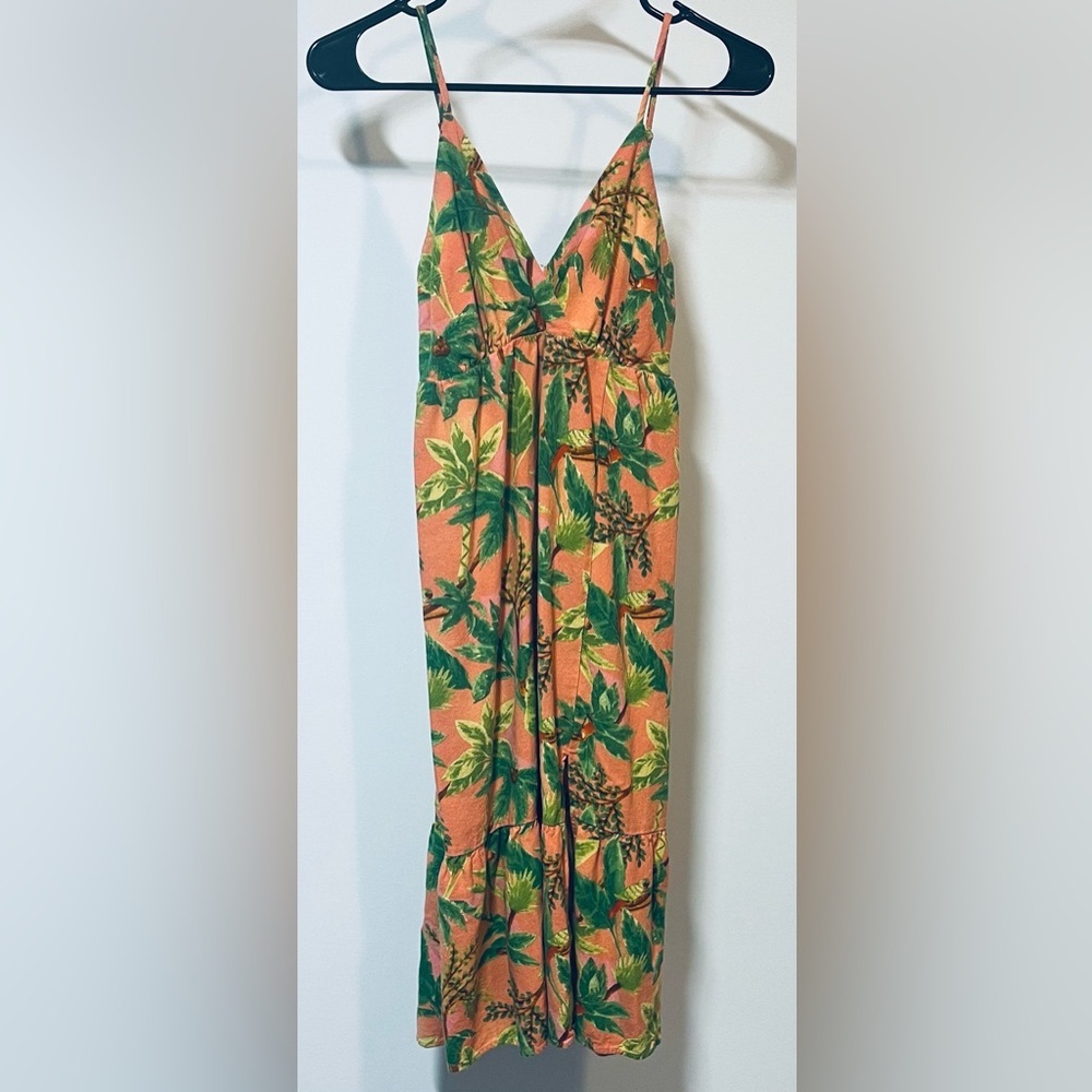 Monteau Los Angeles Tropical Print Dress | XS | NWOT